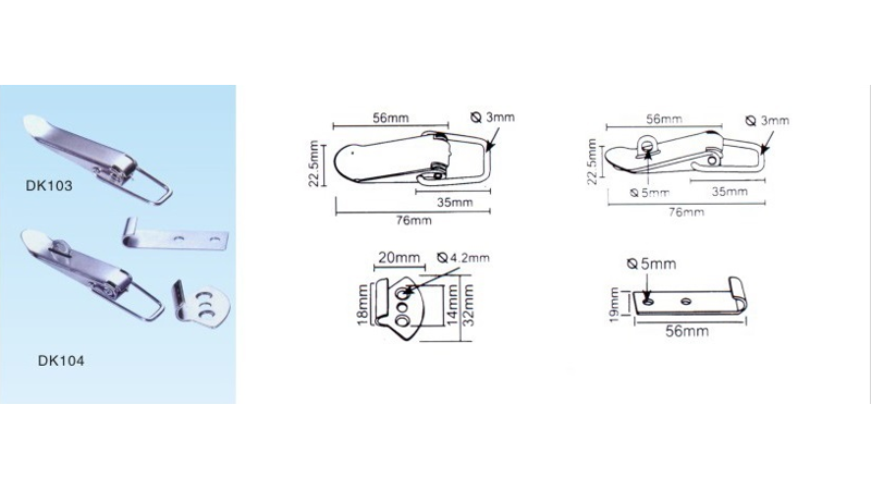 Защёлки DK103, DK104