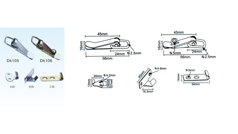 Защёлки DK105, DK106