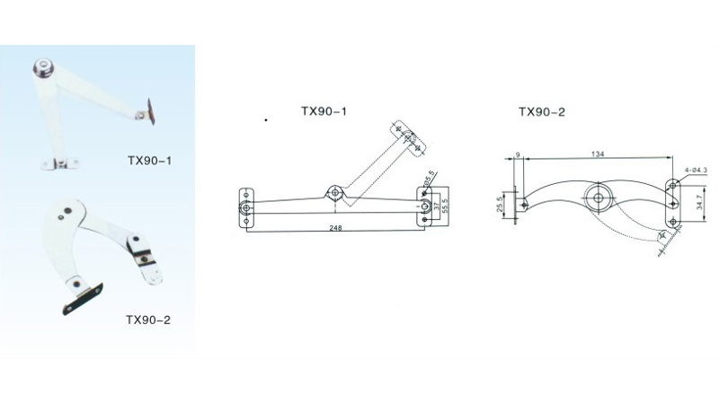Петли  TX90-1, TX90-2