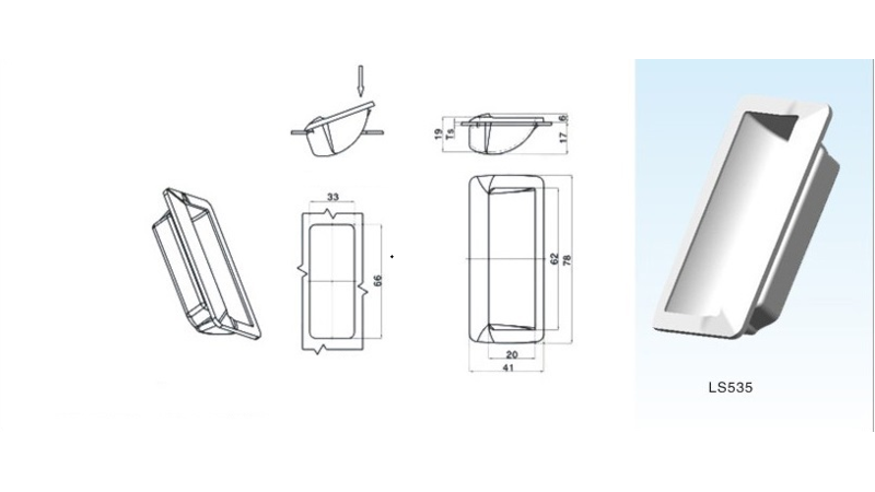 Ручки LSXXX (с ручками из круглого профиля)