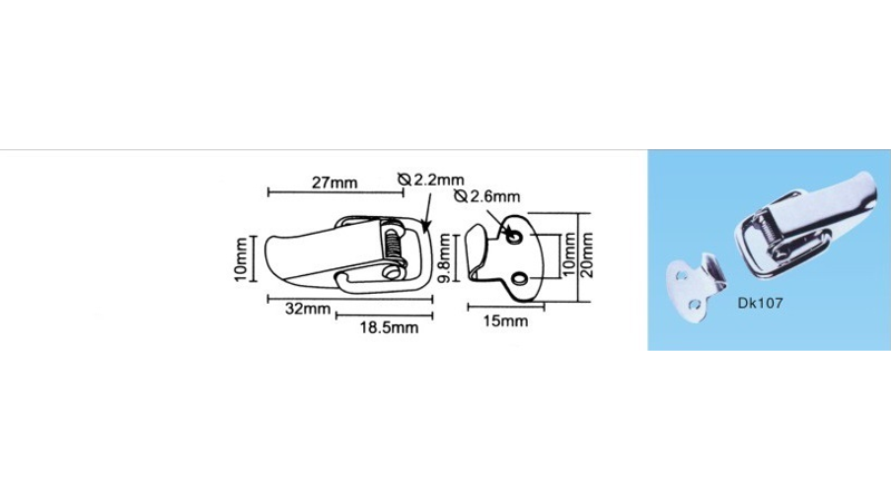 Мини-защёлка DK107
