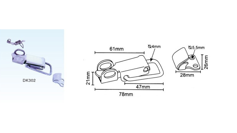 Защёлка DK302